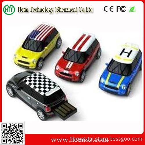 Fashion Mini Car Shaped USB Flash Drive with Low Capacity